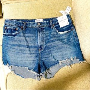 The mom denim shorts curve love